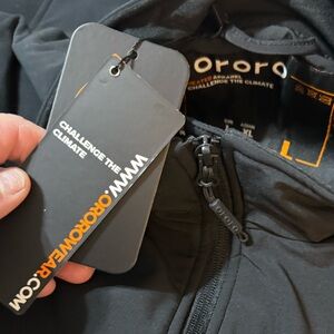 Ororo Black Heated Vest for Men NWT LARGE